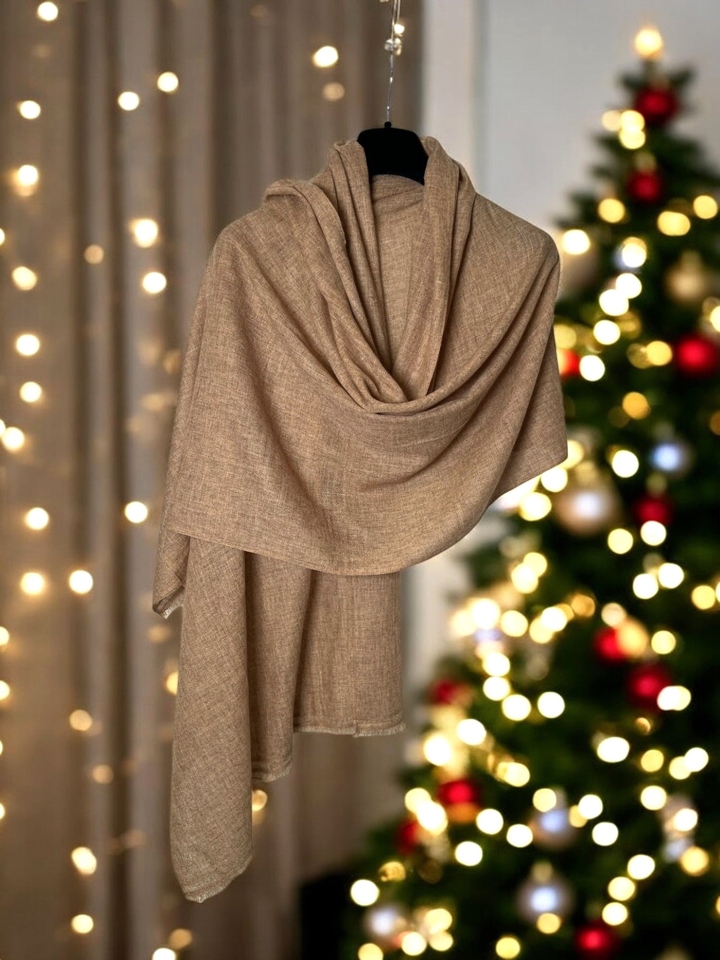 Premium Cashmere Scarf Wrap - Soft Warm Shawl, Made in Nepal