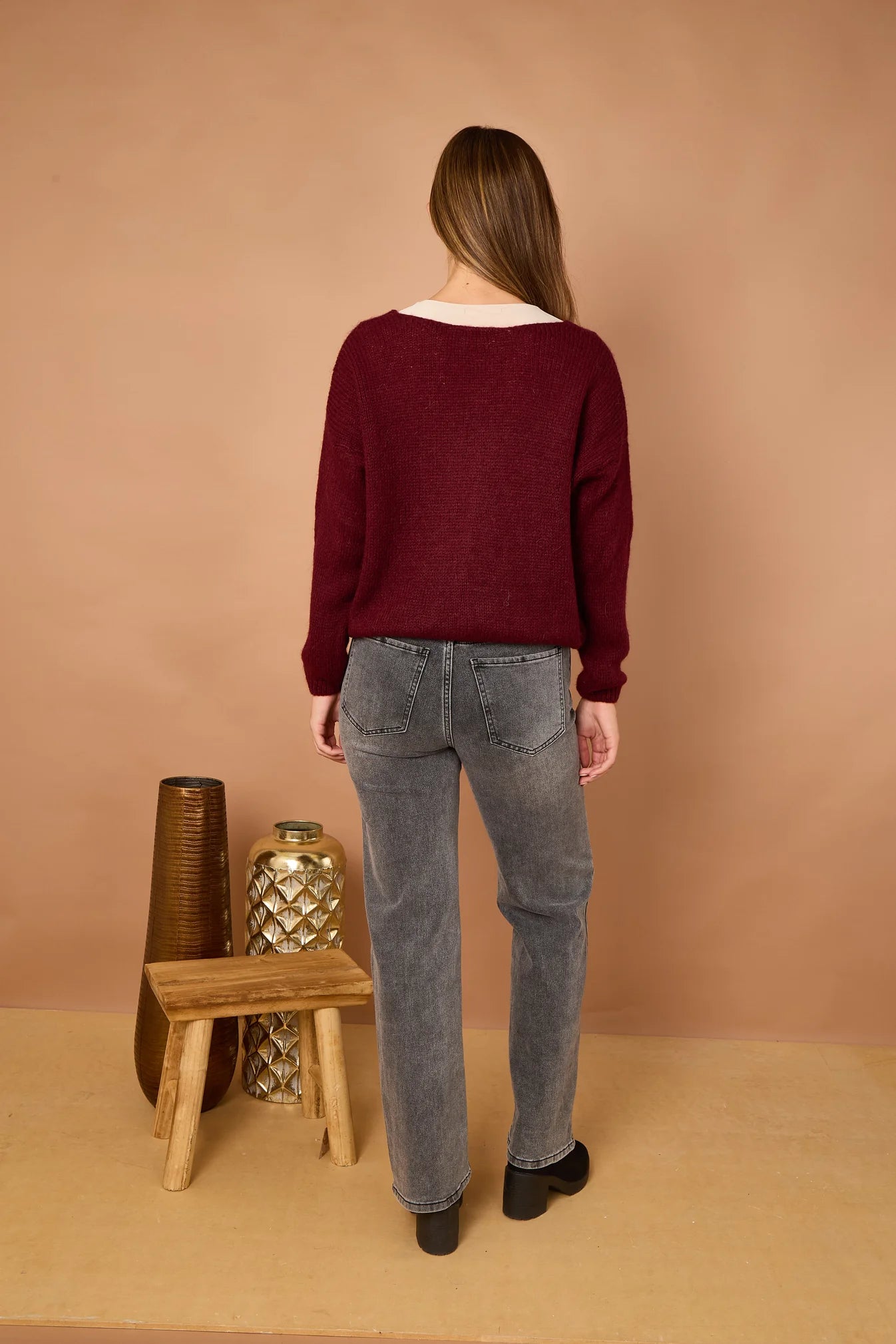 Mohair V-Neck Cardigan
