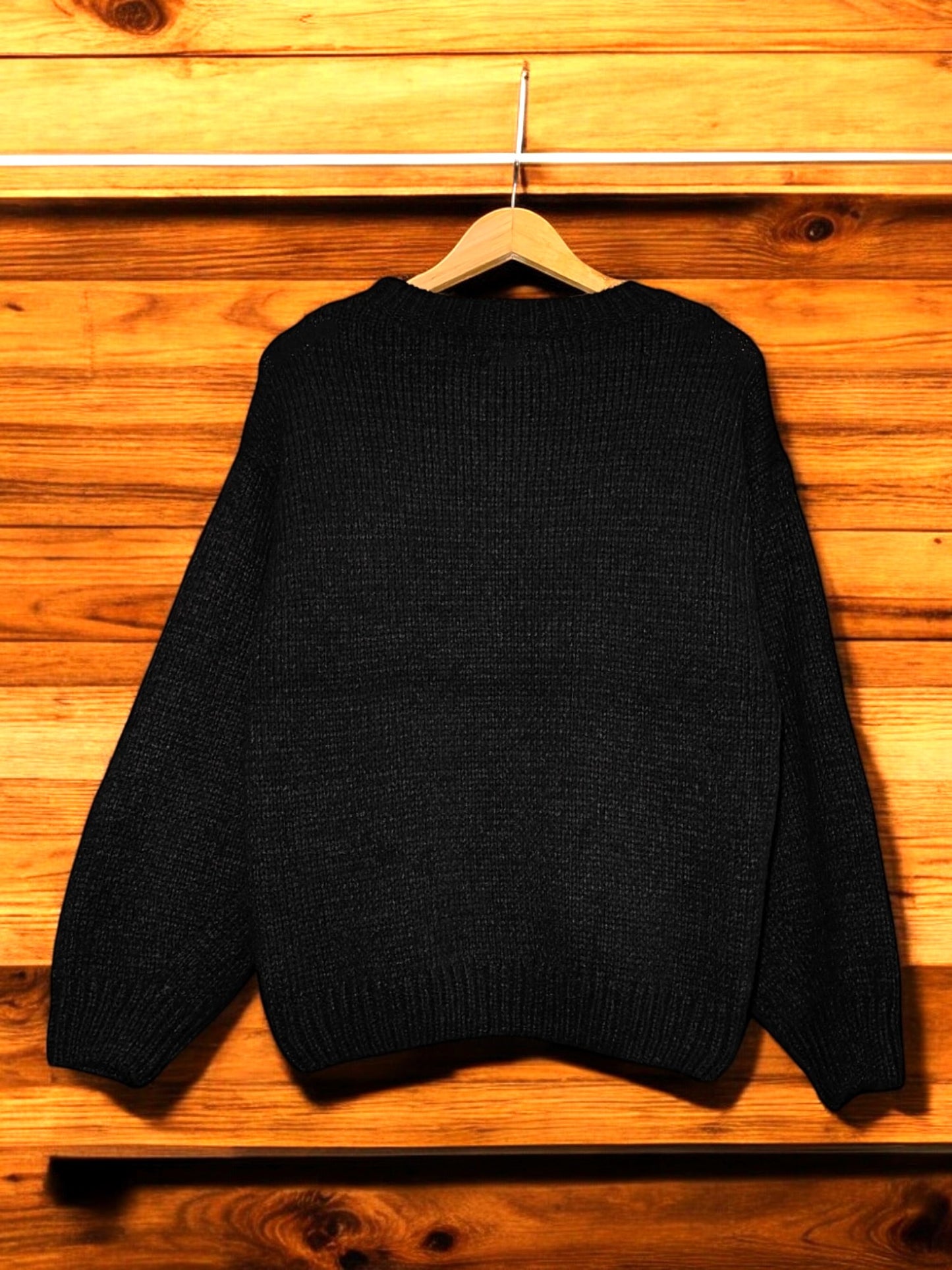 Floral Trendy Crewneck Long Sleeve Jumper Pullover - Stylish Fall/Winter
