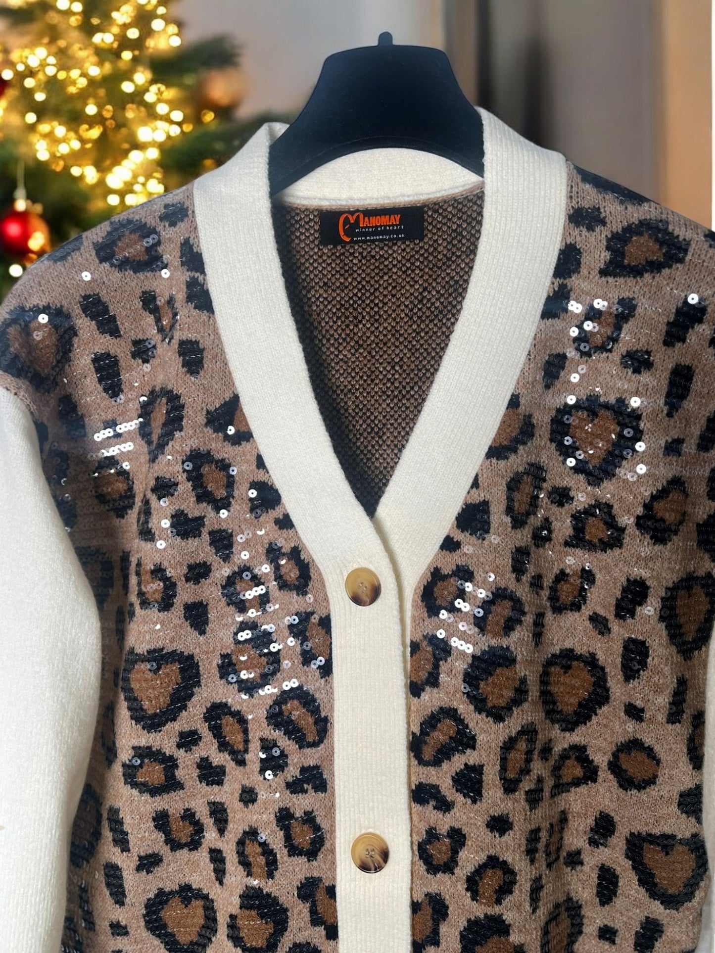 Leopard Print Cardigan