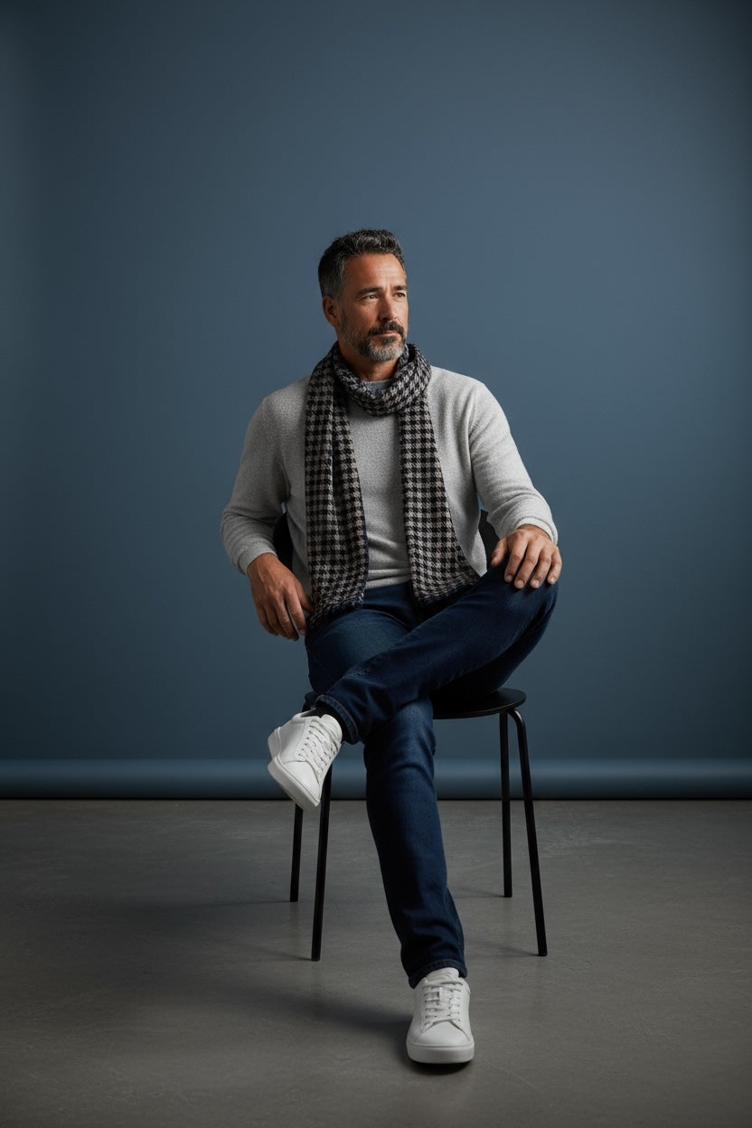 Premium Handmade Cashmere Muffler