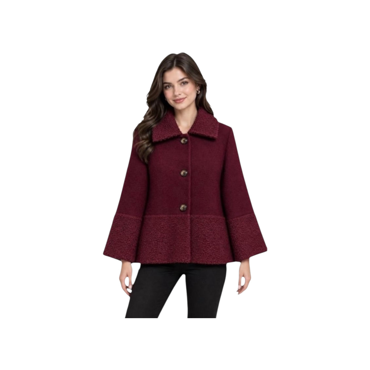 Light Wool Short Coat