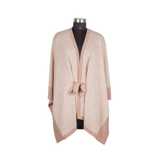 Handmade  Cashmere cape with belt