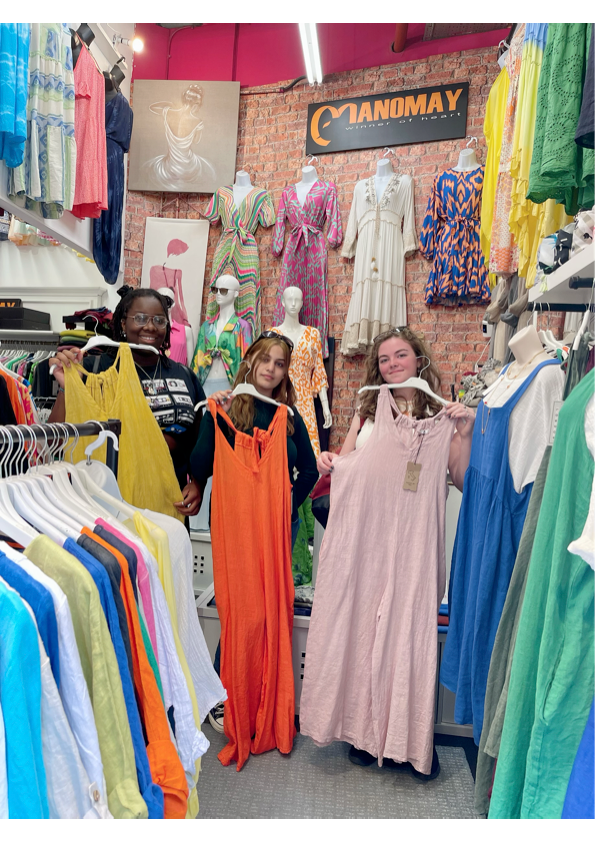 SPRING collection COLOURFUL  JUMPSUIT made from PLANT BASE NATURAL FIBRES-LINEN