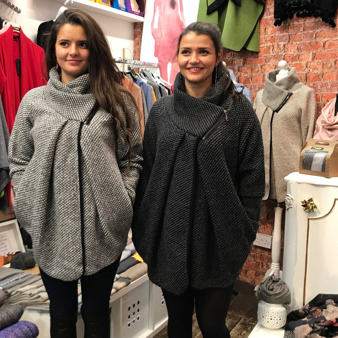 Twin sisters are in love with our wool jumpers.