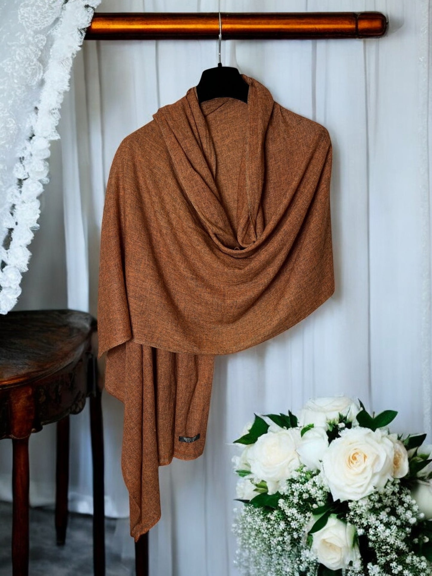 Premium Cashmere Scarf Wrap - Soft Warm Shawl, Made in Nepal