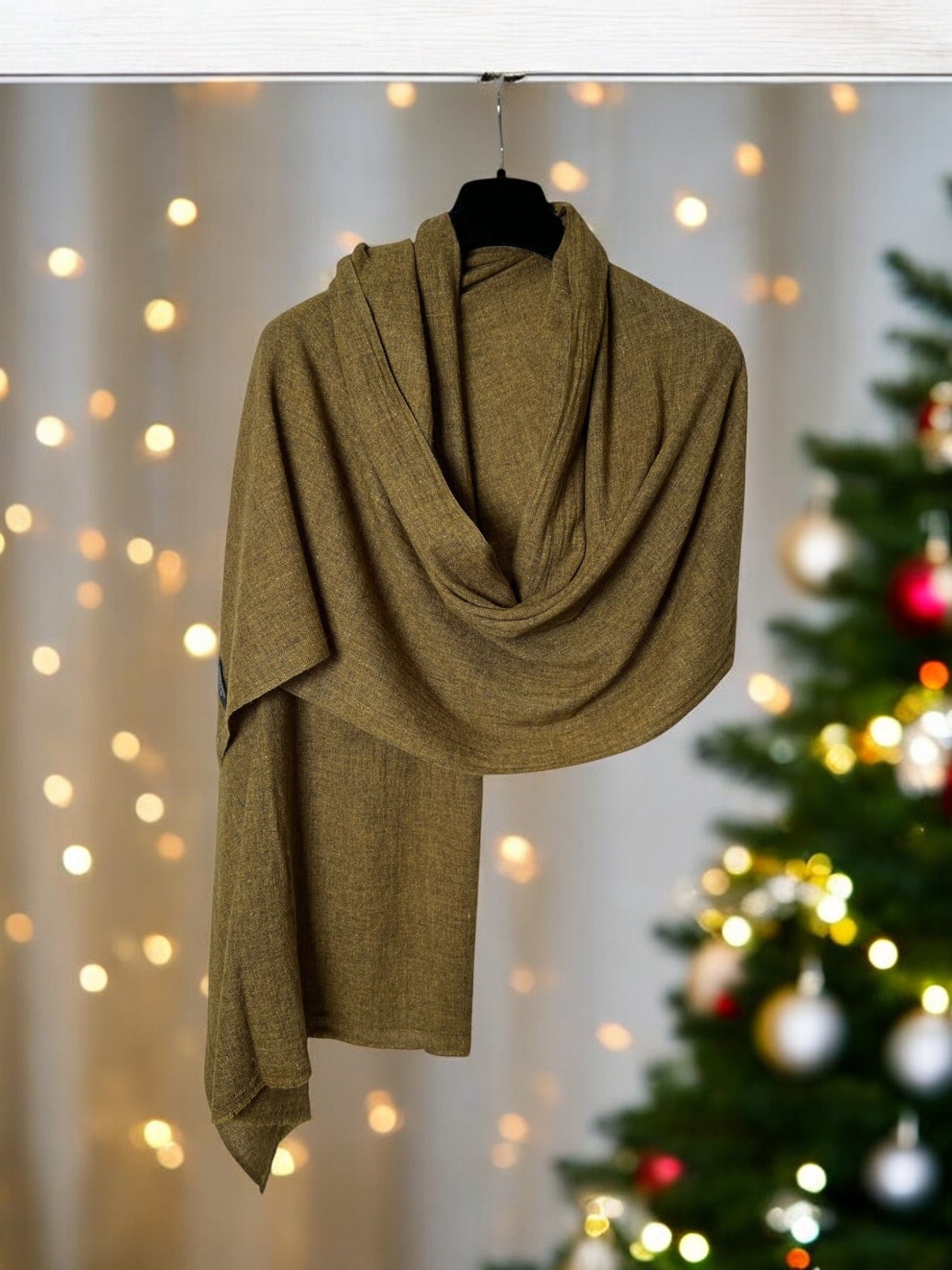 Premium Cashmere Scarf Wrap - Soft Warm Shawl, Made in Nepal