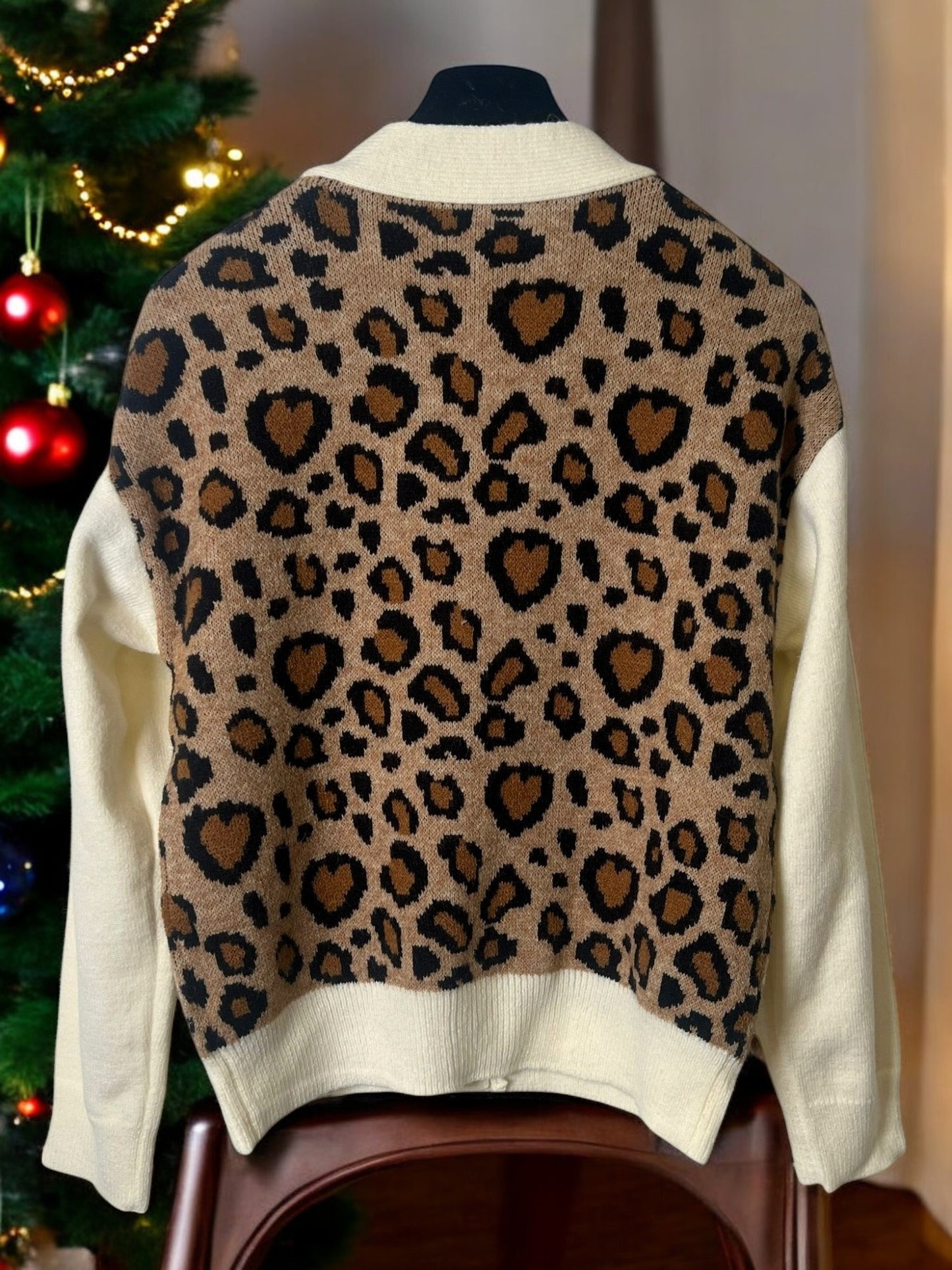 Leopard Print Cardigan