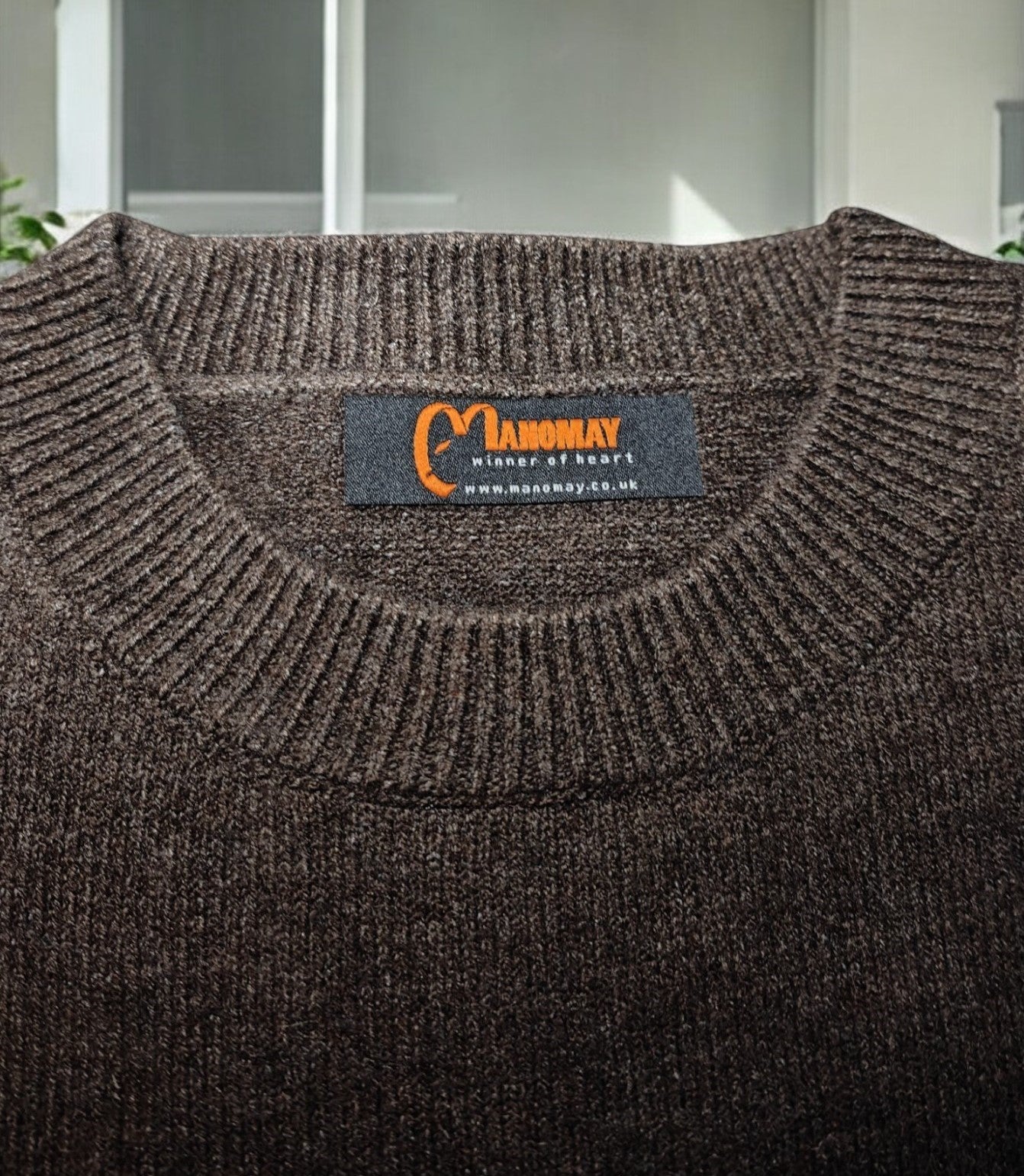 Women's Crew Neck Pullover Jumper Sweater Multicoloured Striped Trendy 2024