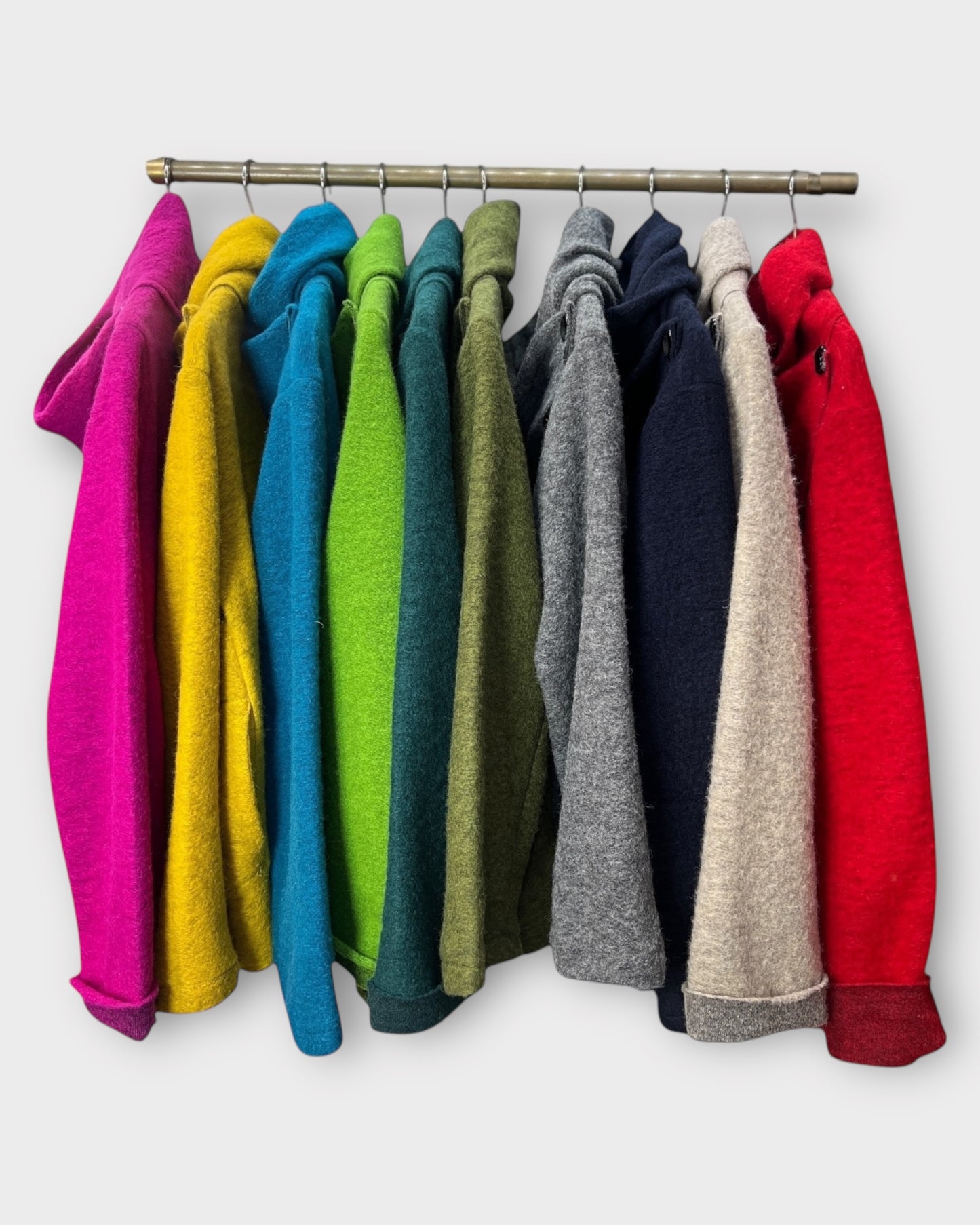 Boiled Felted Wool Coat