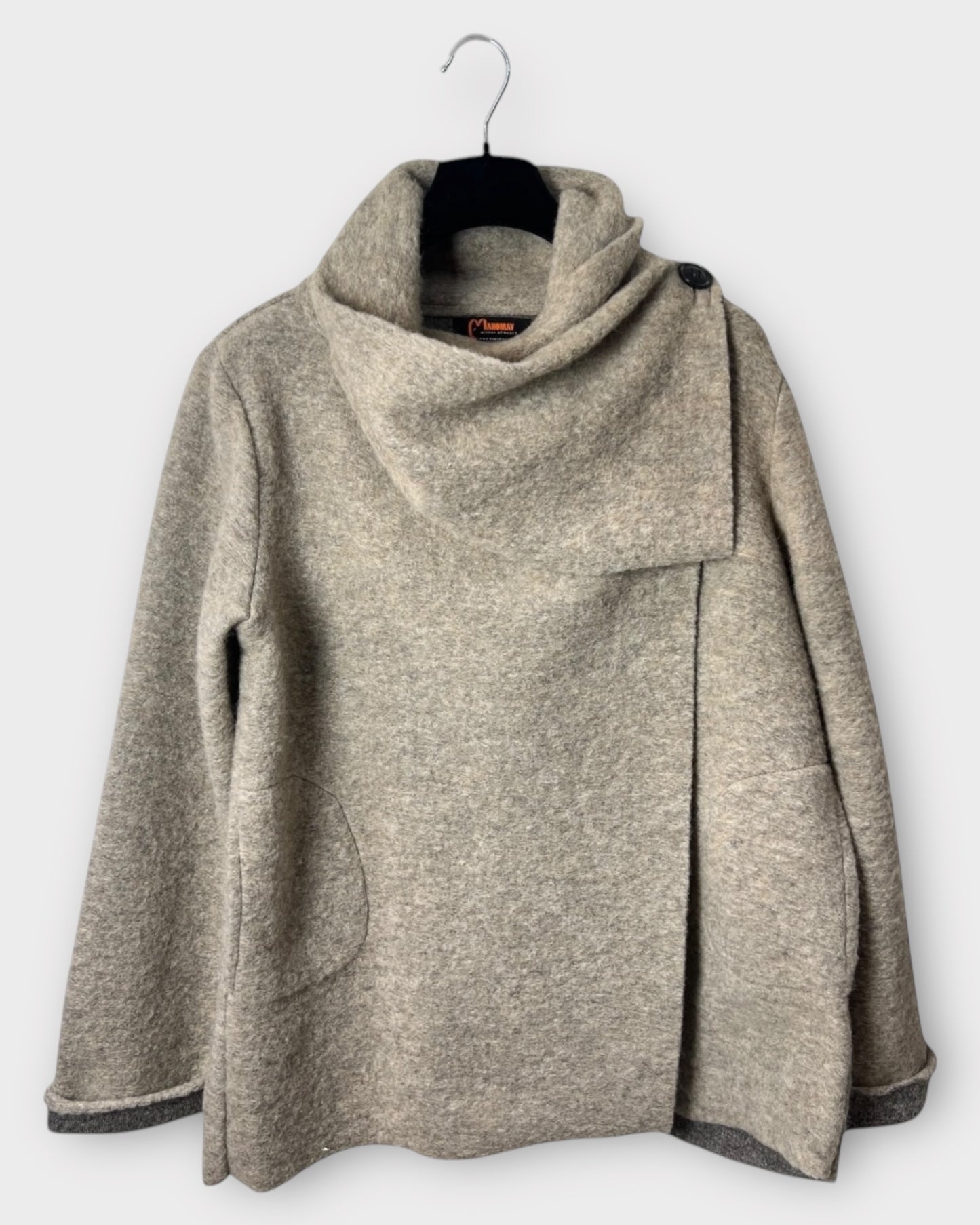 Boiled Felted Wool Coat