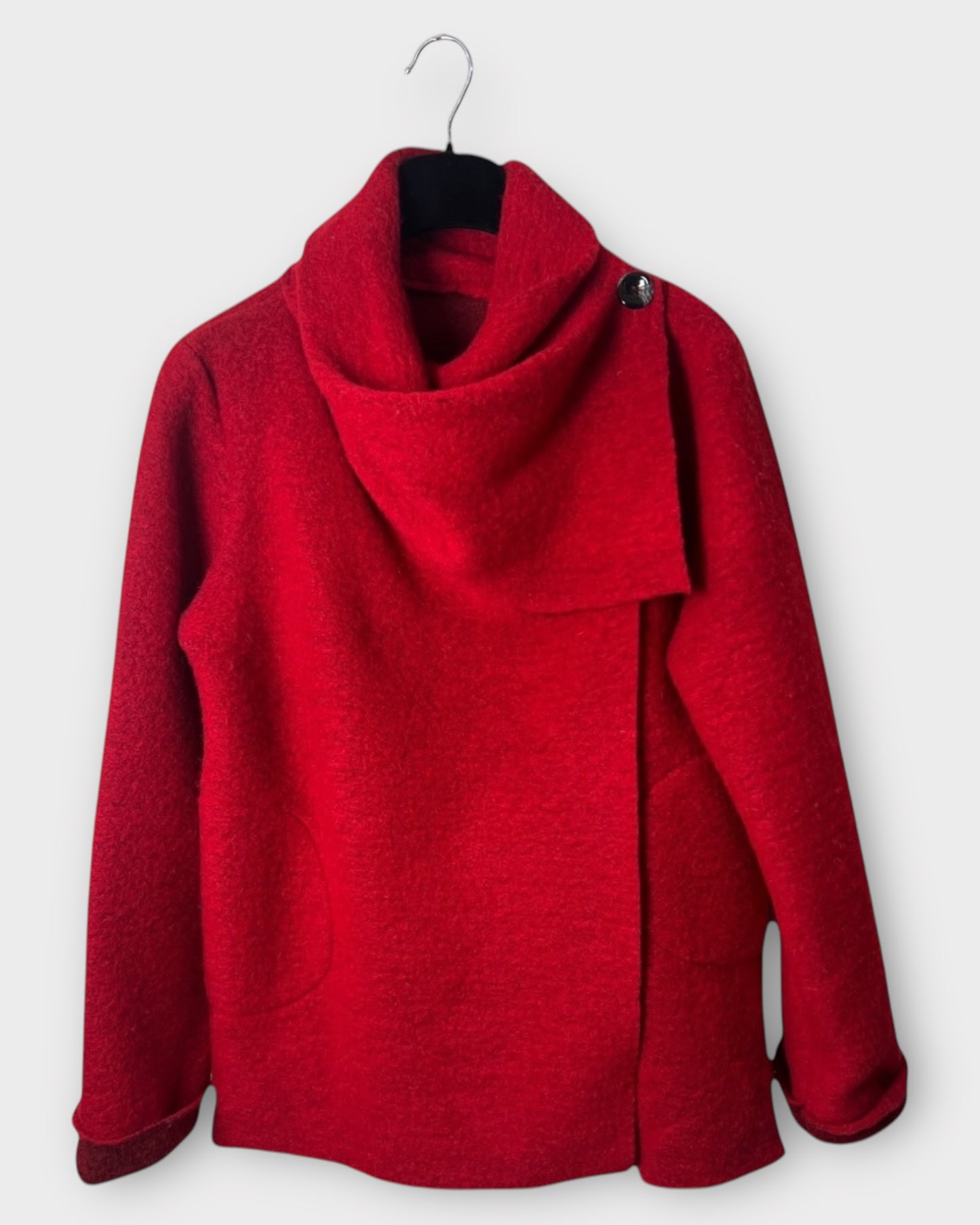 Boiled Felted Wool Coat