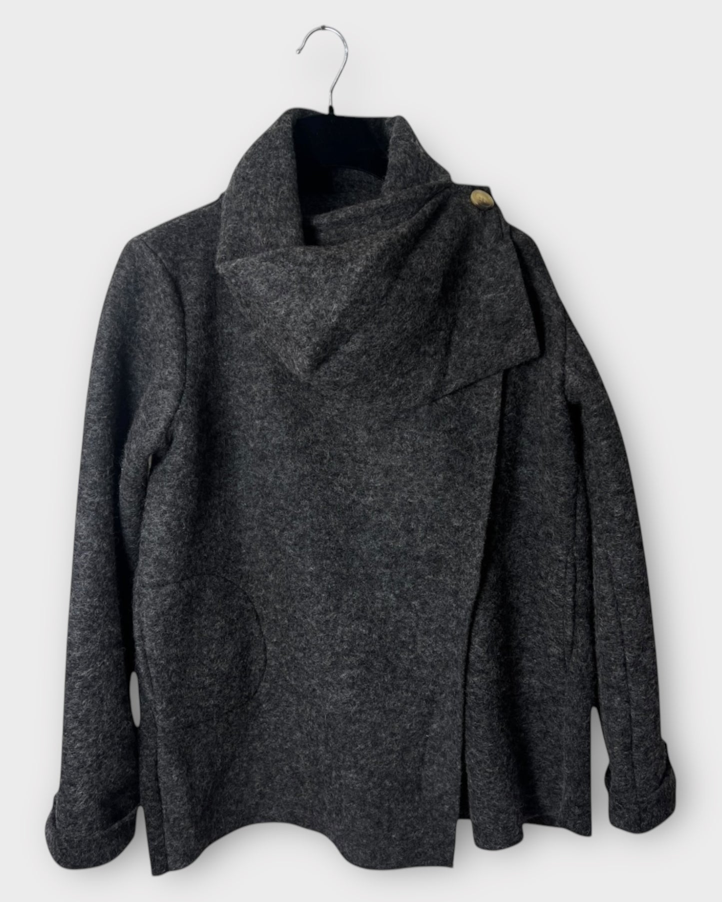 Boiled Felted Wool Coat