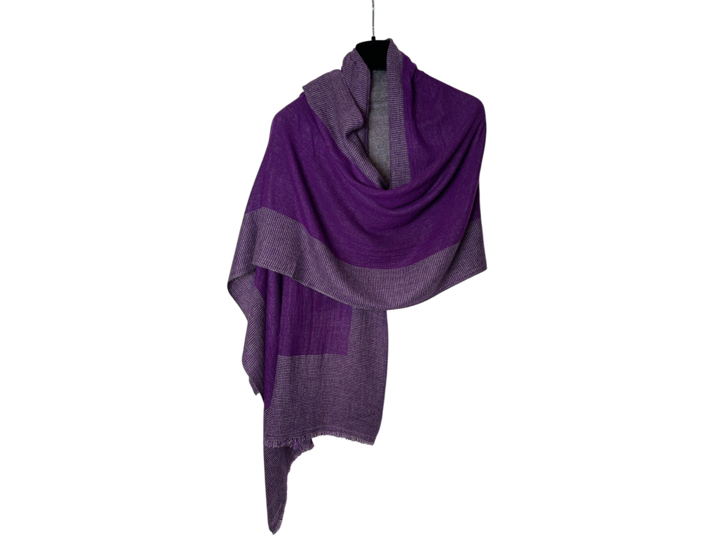 Handmade Natural Cashmere blended scarf