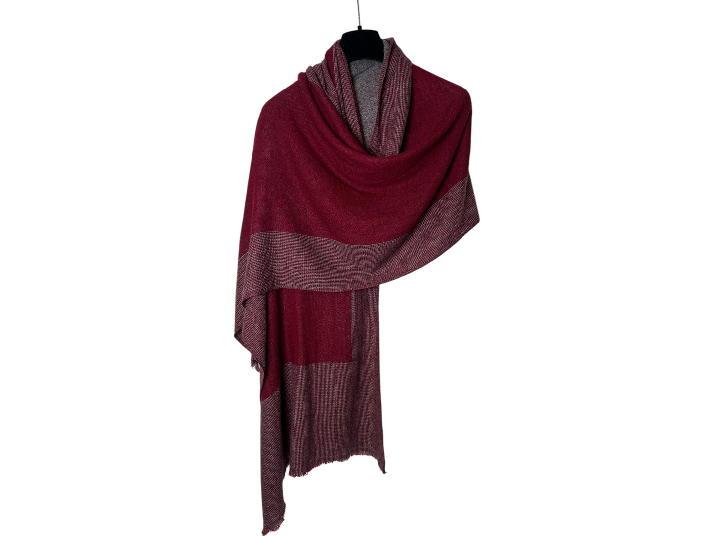 Handmade Natural Cashmere blended scarf