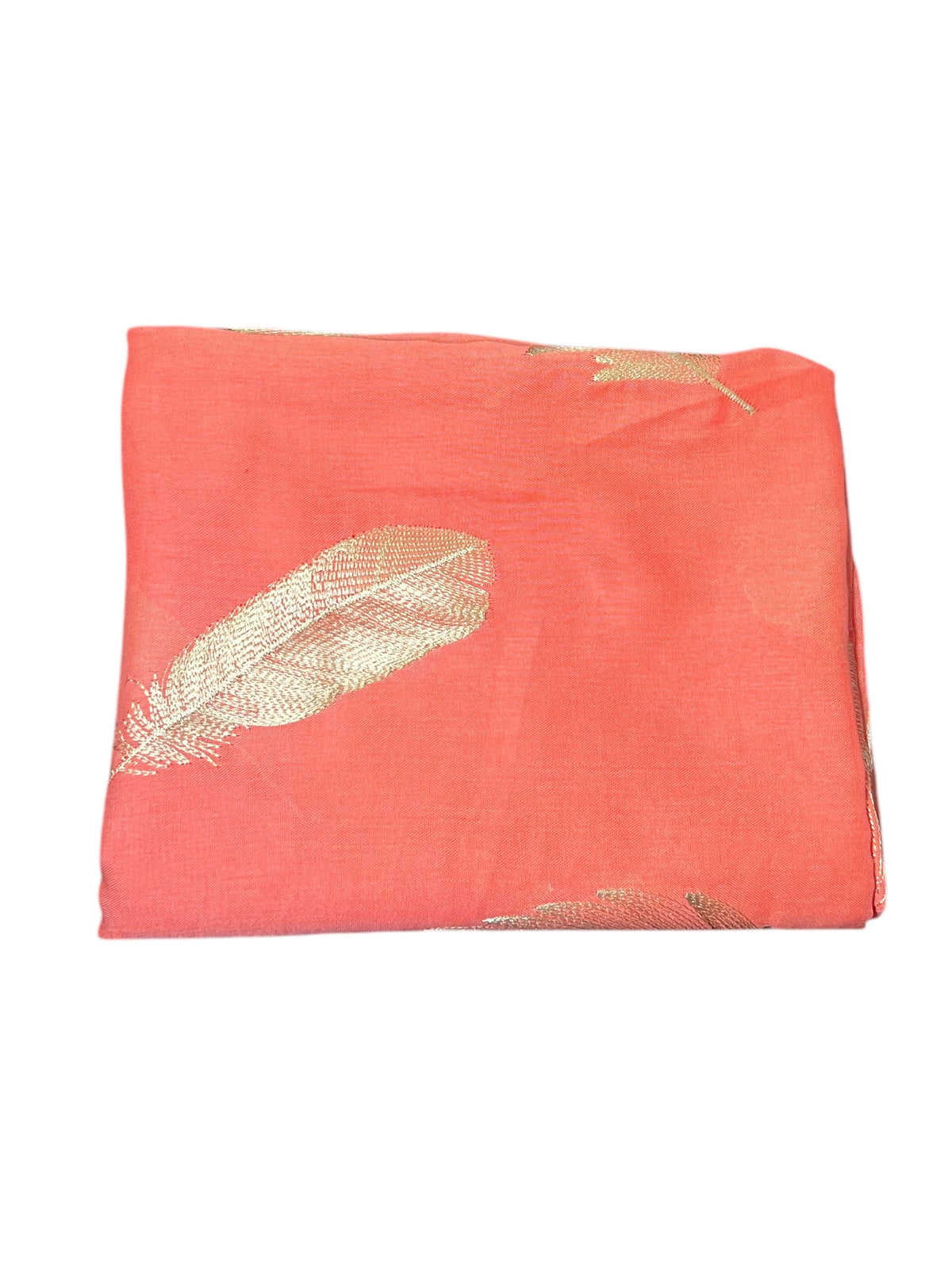 Handmade Scarf  colour- Leaves print/ FEATHERS/Women Scarves / Gifts For Her / Accessories