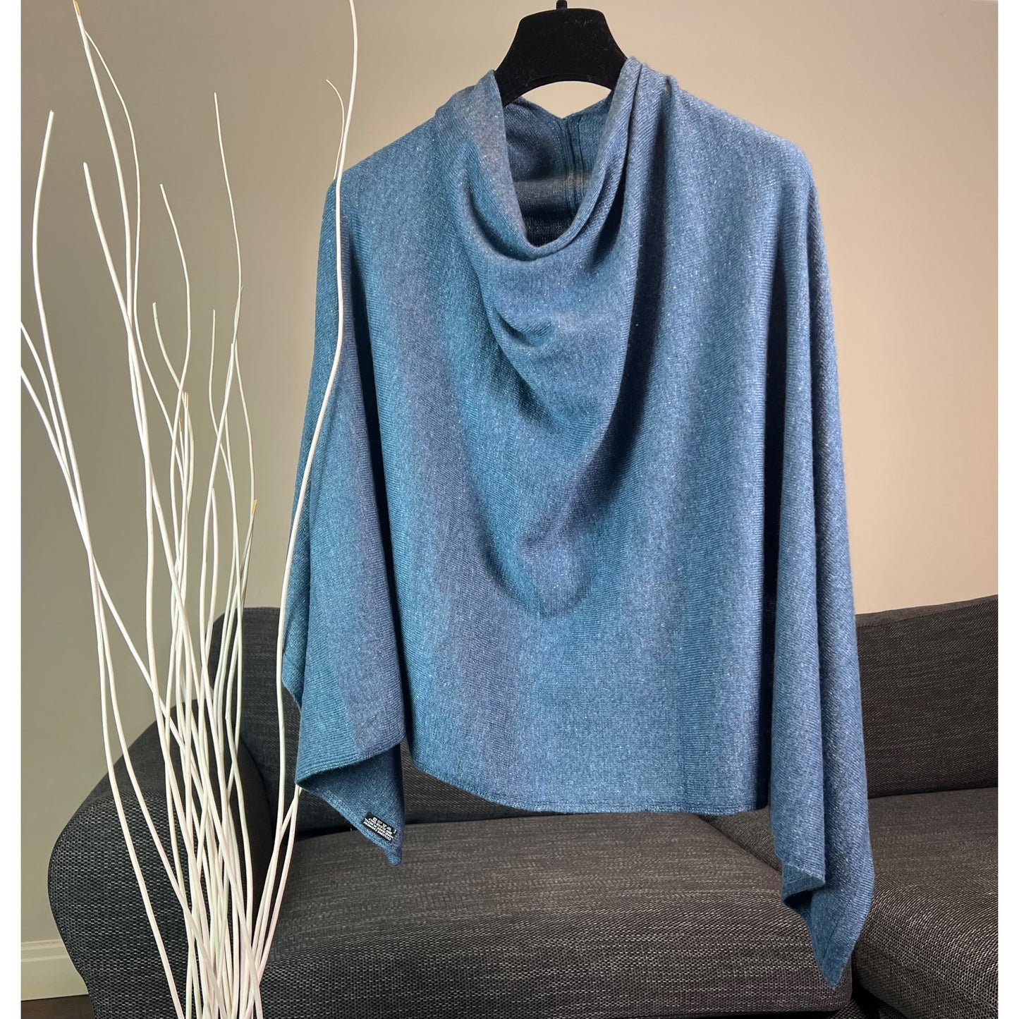Elegant Handmade Cashmere Poncho