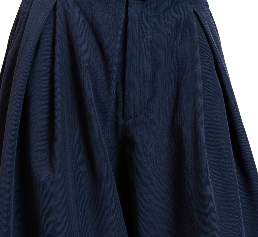 Corduroy Wide Leg Trousers