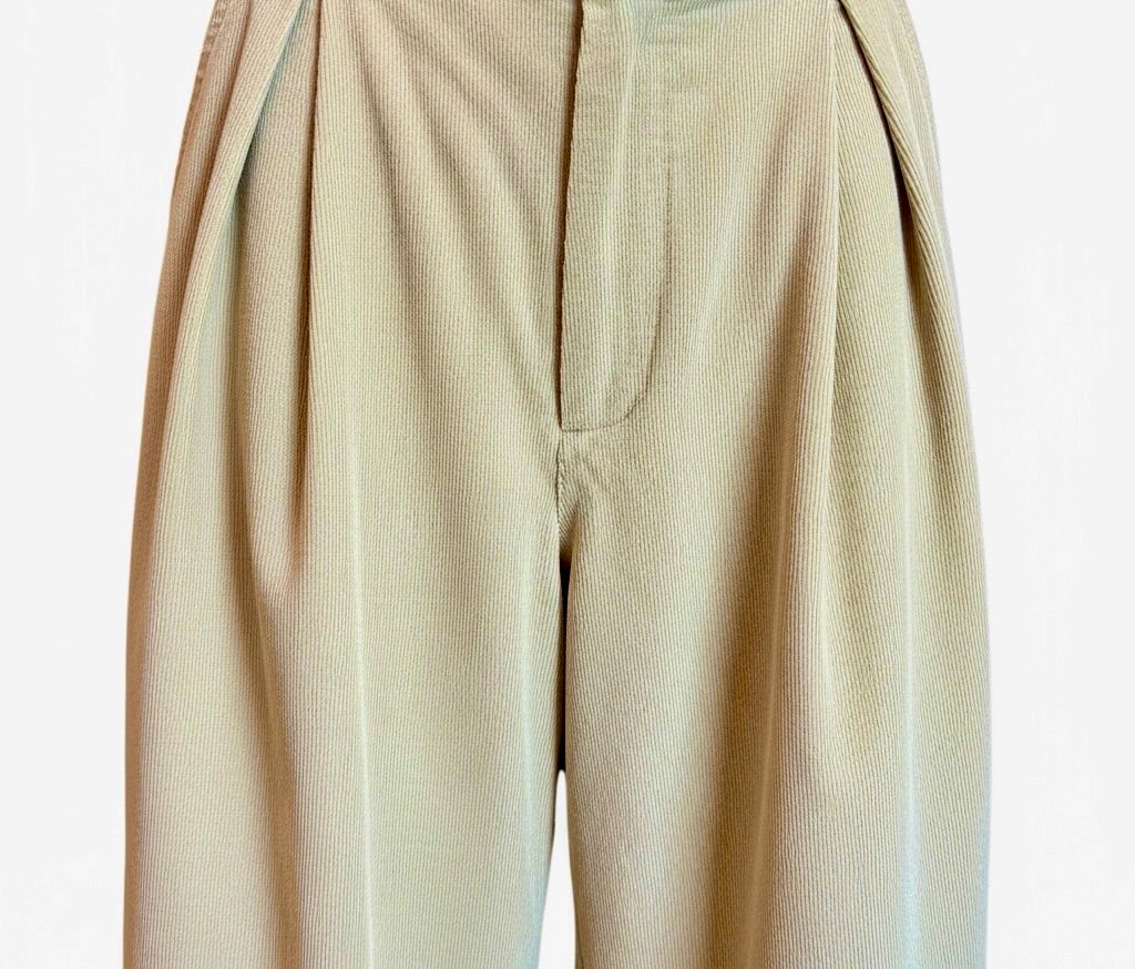 Corduroy Wide Leg Trousers