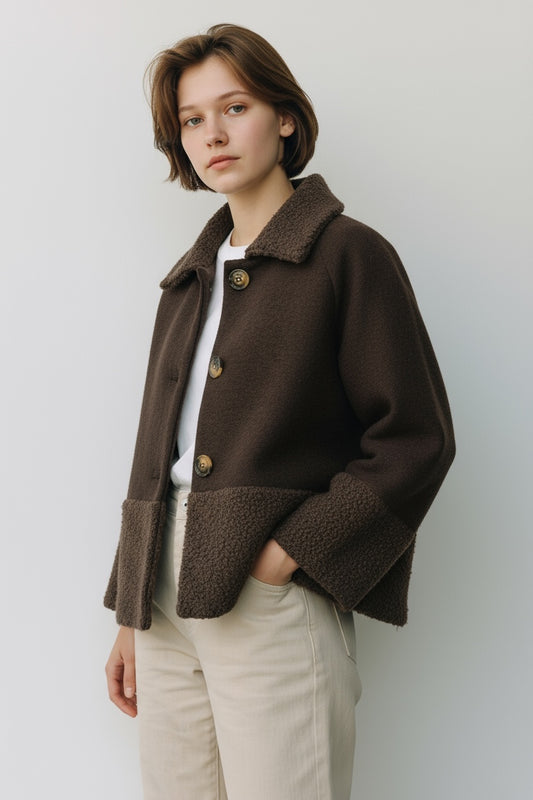 Light Wool Short Coat