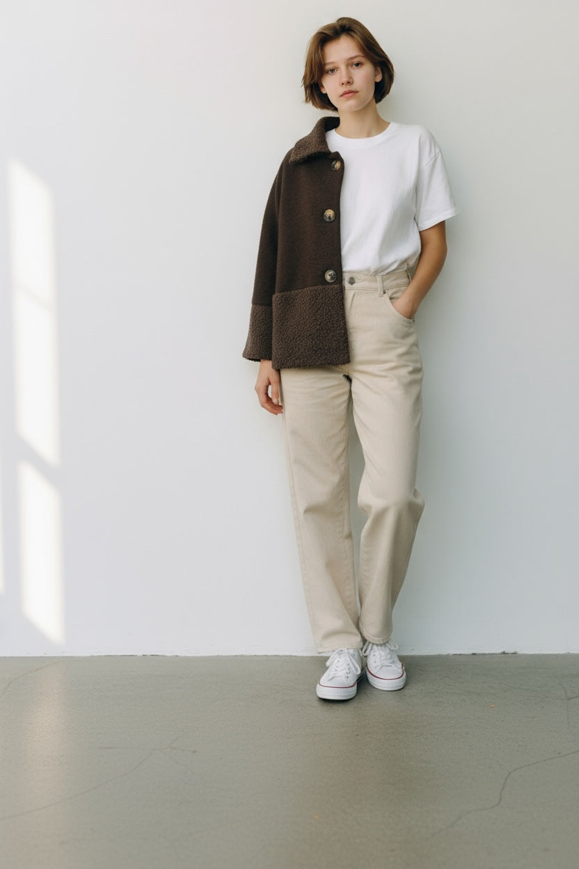 Light Wool Short Coat