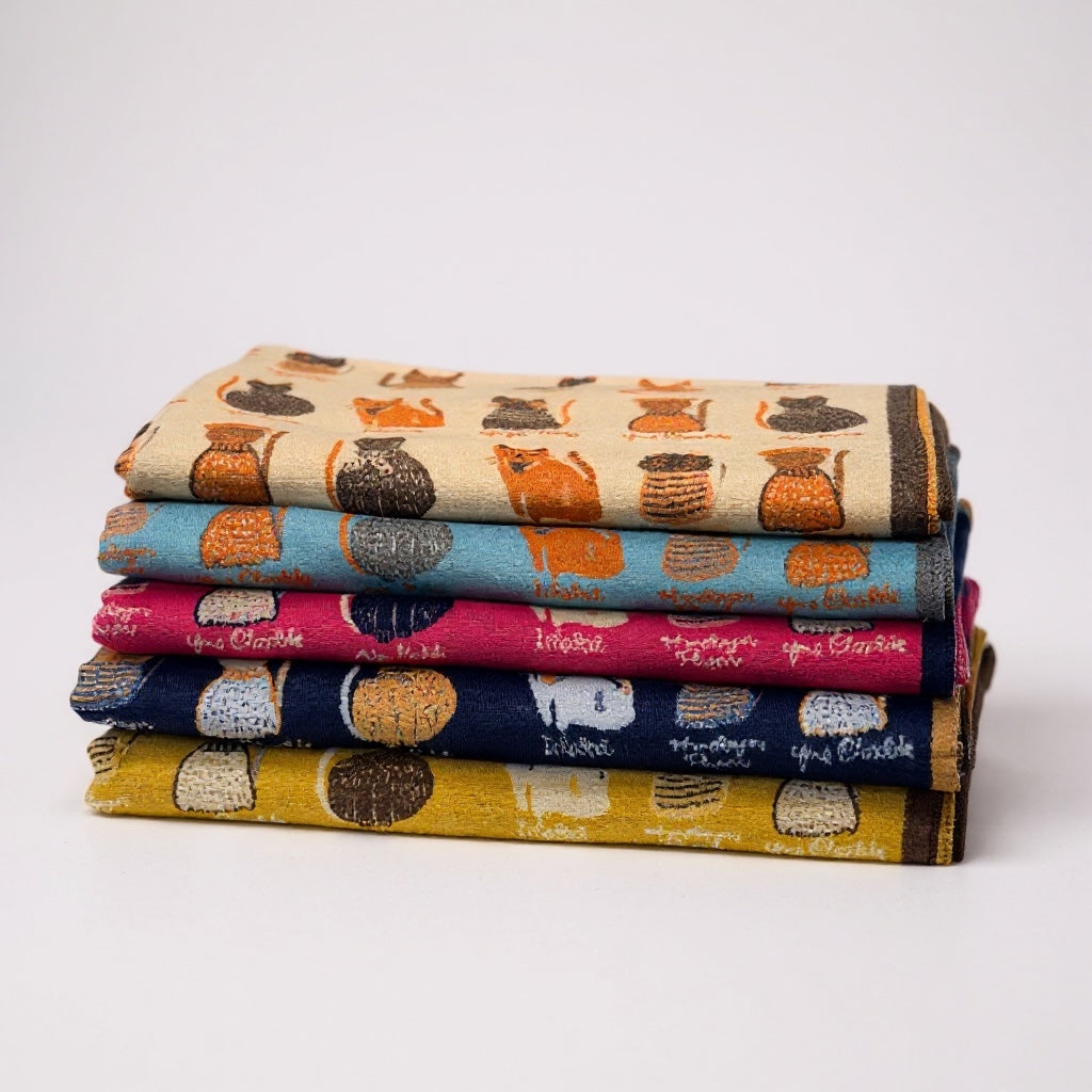 Soft Cat Pattern Shawl