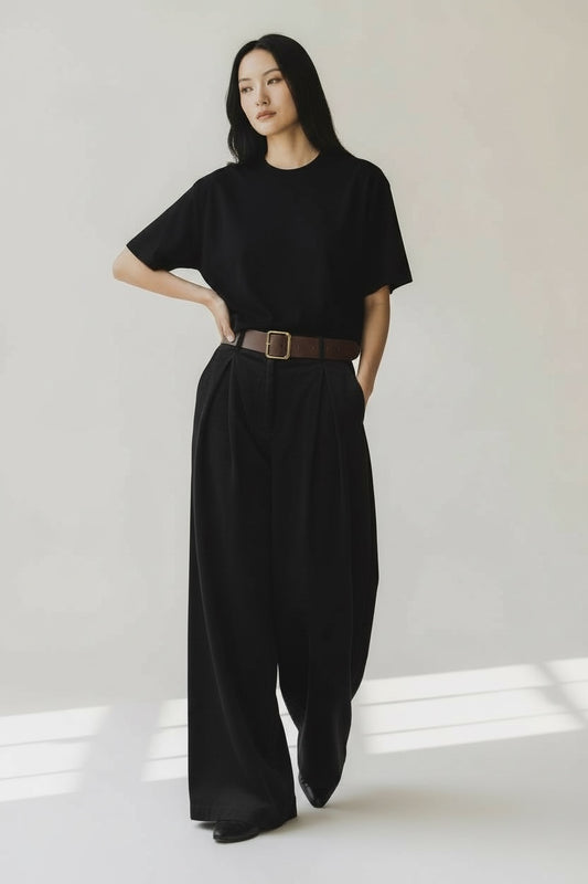 Corduroy Wide Leg Trousers