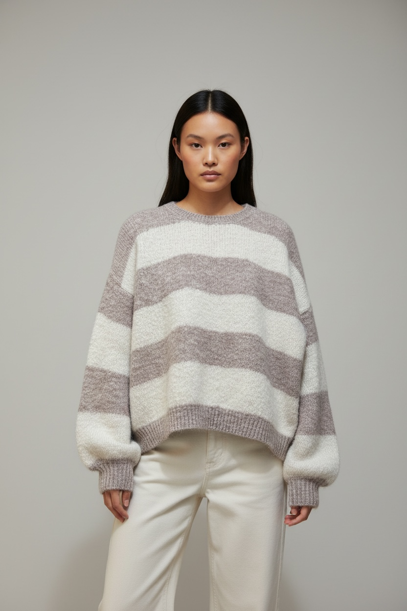 Softie Striped Knit Jumper