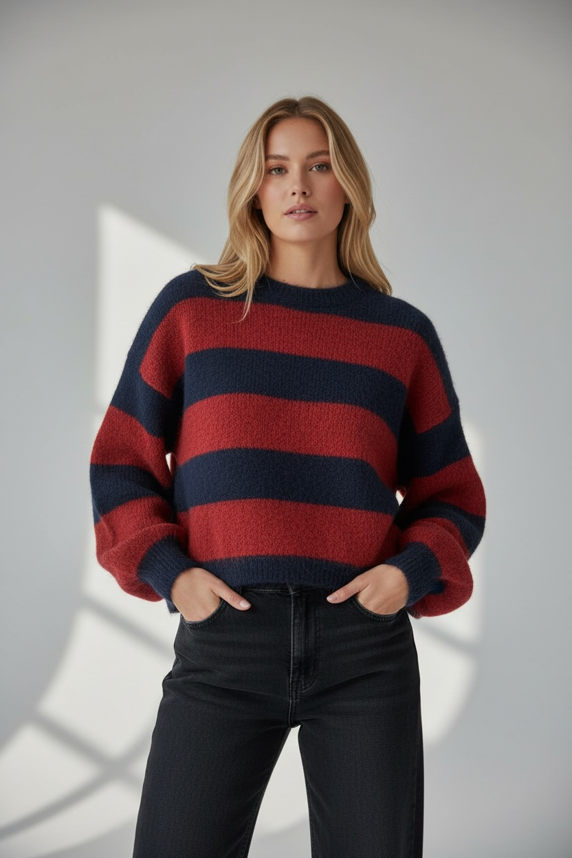 Softie Striped Knit Jumper