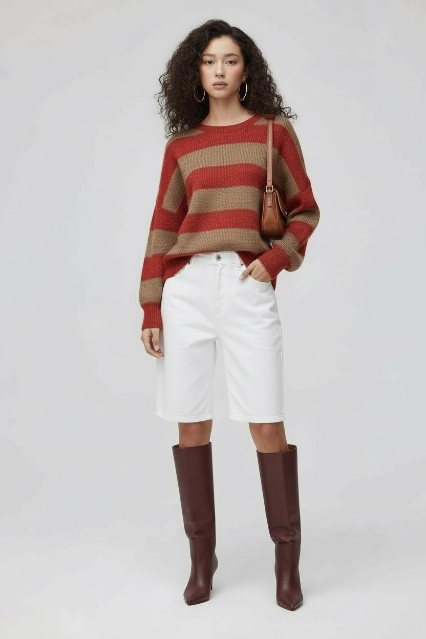 Softie Striped Knit Jumper
