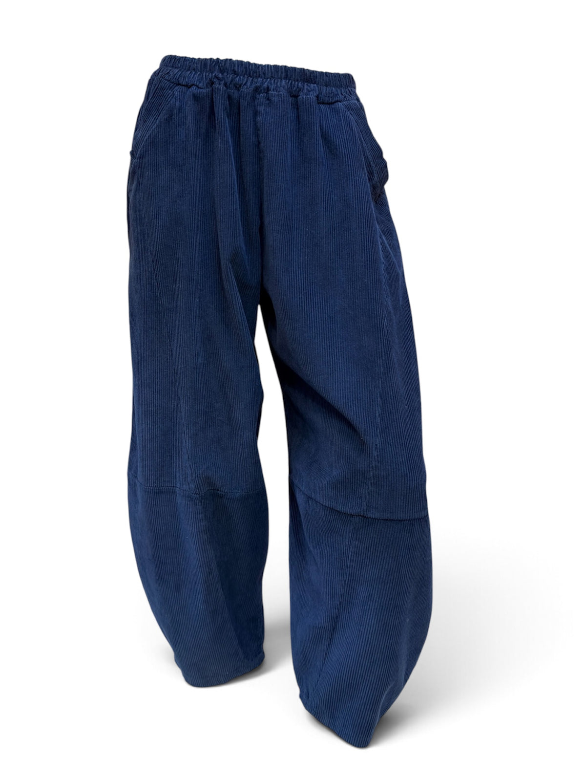 Corduroy  barrel  Leg Trousers