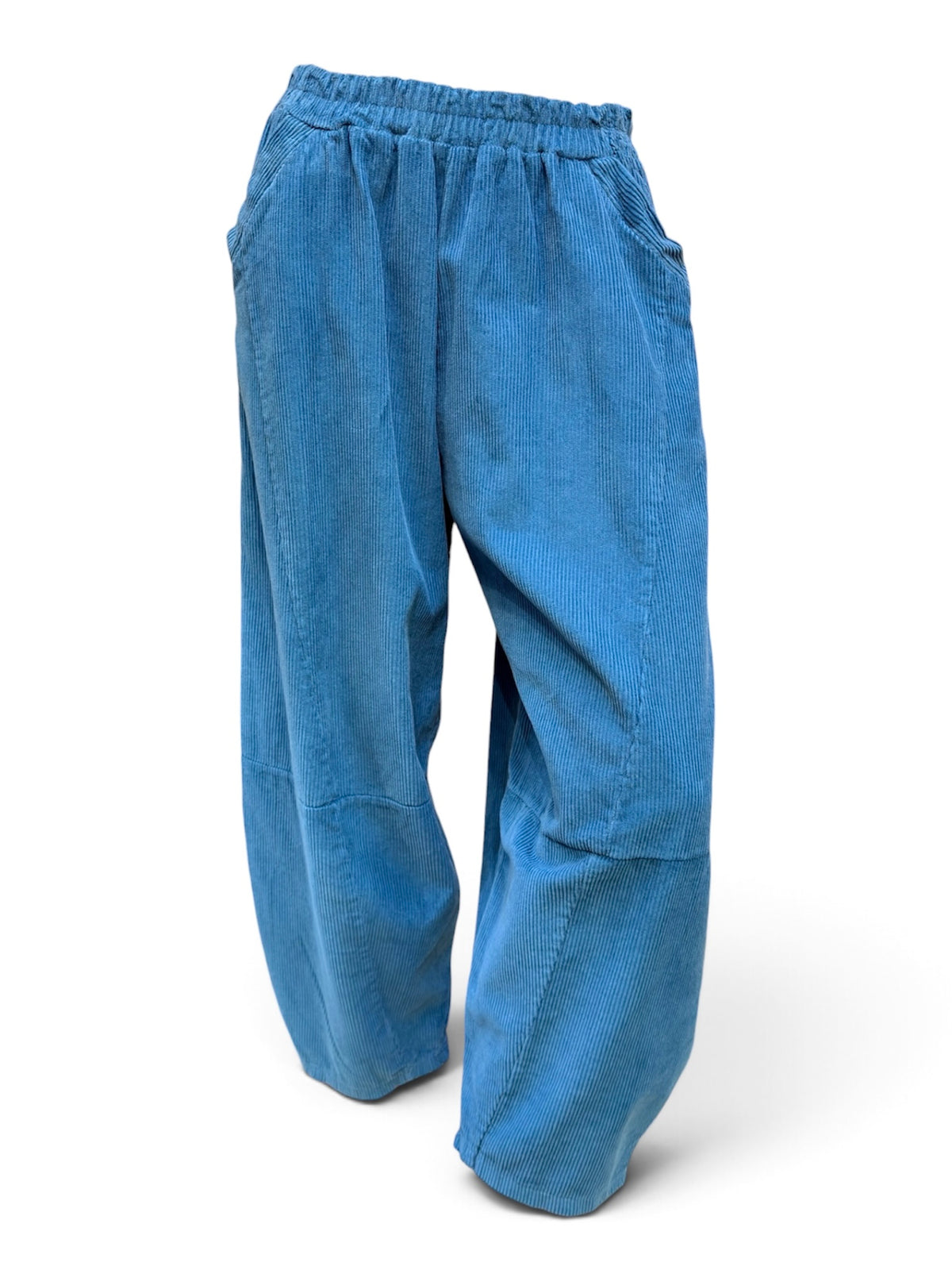 Corduroy  barrel  Leg Trousers