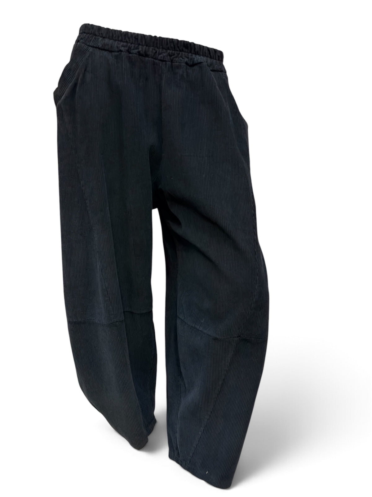 Corduroy  barrel  Leg Trousers