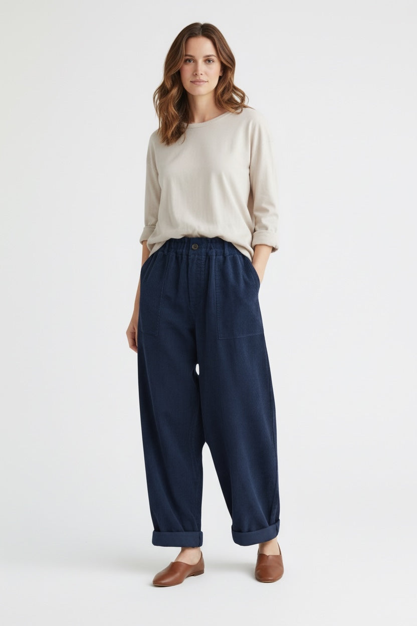 Corduroy narrow   Leg Trousers