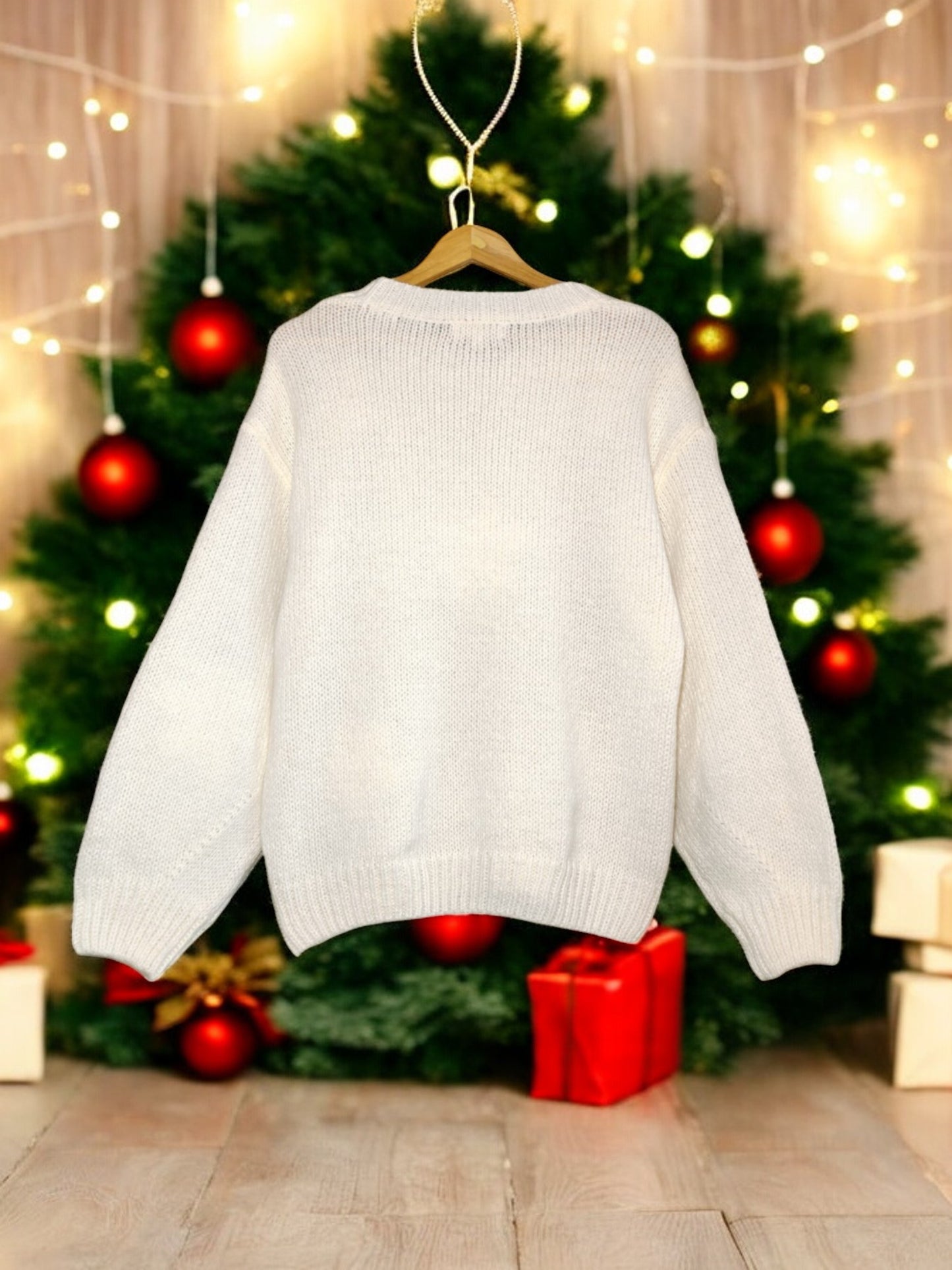 Floral Trendy Crewneck Long Sleeve Jumper Pullover - Stylish Fall/Winter