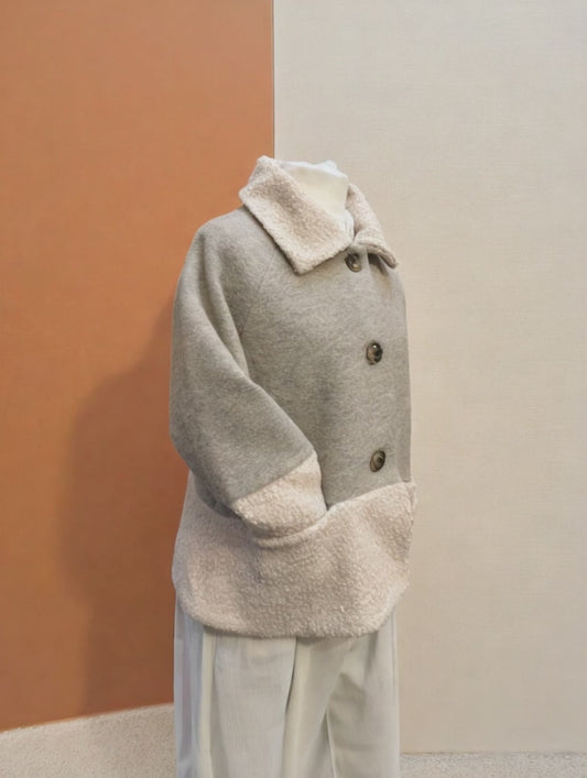 Light Wool Short Coat
