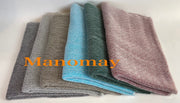 Handmade thick  Cashmere blend Scarf - Dimond pattern /Oversized Scarf /Wrap/ Shawl / Autumn Winter  / Both MEN &Women wine colour