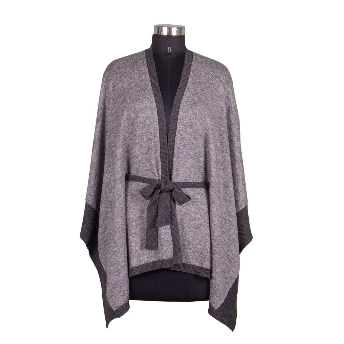 Handmade  Cashmere Cape with Belt