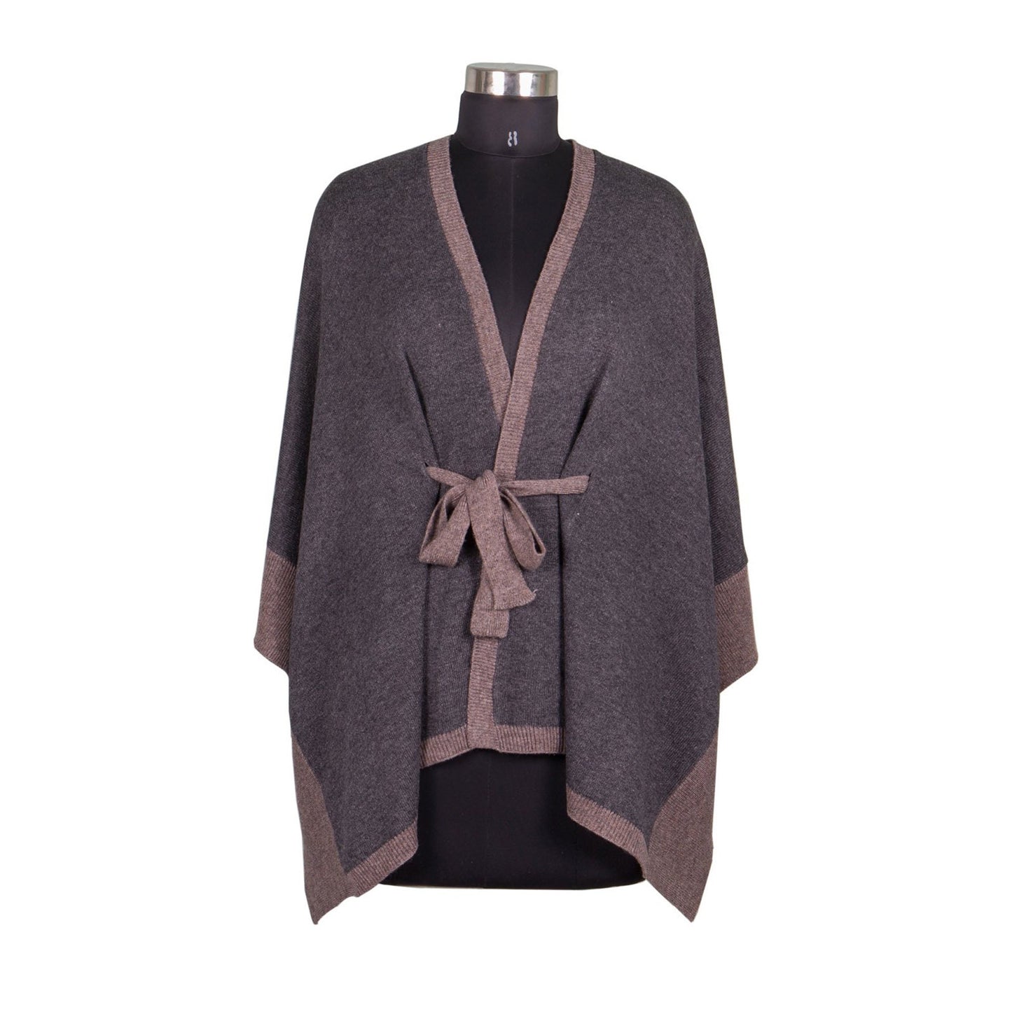 Handmade  Cashmere Cape with Belt