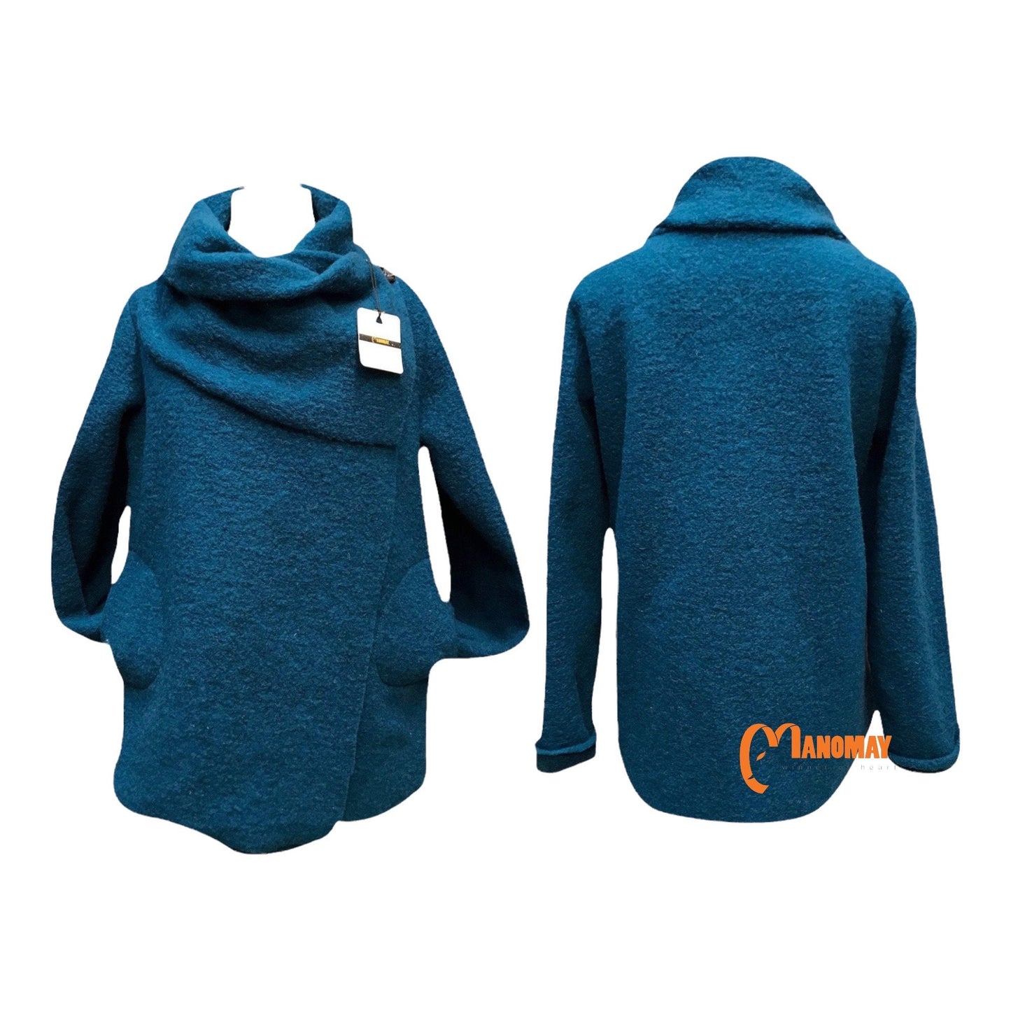 Boiled Felted Wool Coat