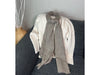Handmade Natural Cashmere blended  Scarf-Walnut