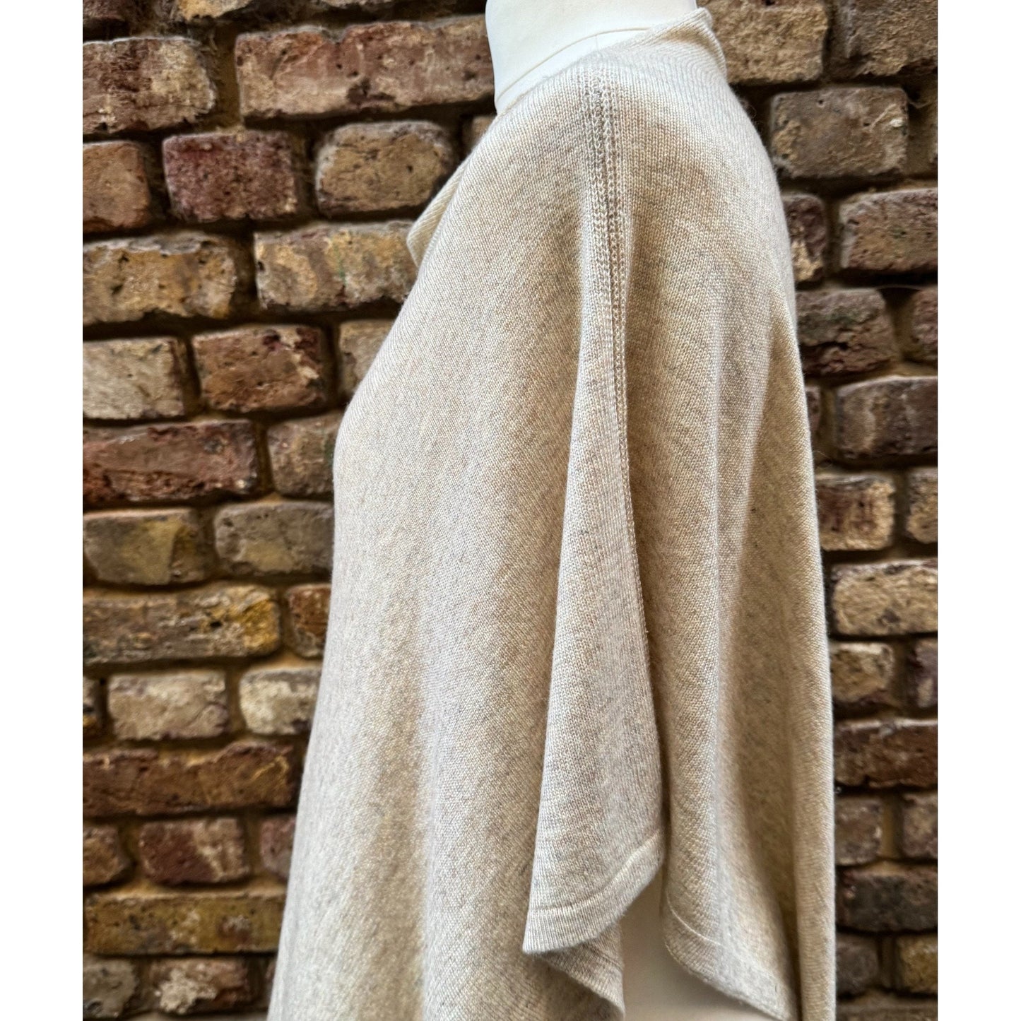 Elegant Handmade Cashmere Poncho